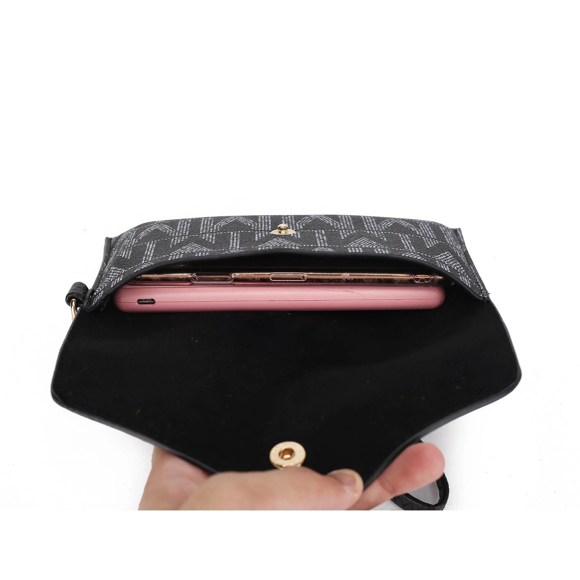 Vegan Leather Women'S Tote Bag, Small Tote Handbag, Pouch Purse & Wristlet Wallet Bag 4 Pcs Set by Mia K - Red